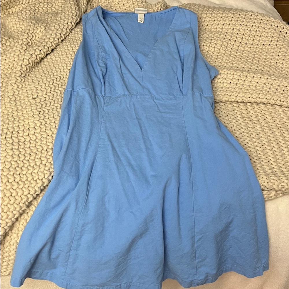 Target Light Blue Sleeveless Mini Dress